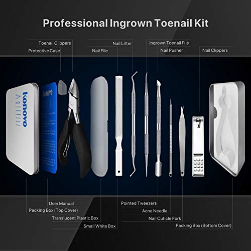 Toenail Clippers for Thick Nails, Toe Nail Clippers Adult Thick Nails Long Ha...