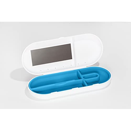 SmileKontainer Slimline Retainer Case: Compact Dental Travel Case for Aligner...