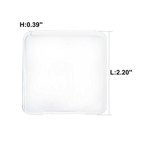 KOOBA 2pcs Round Makeup Sponges with 1 Travel Case, Beauty Face Primer Compac...