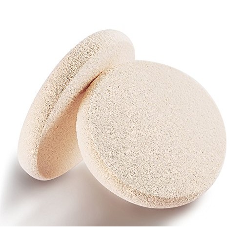KOOBA 2pcs Round Makeup Sponges with 1 Travel Case, Beauty Face Primer Compac...