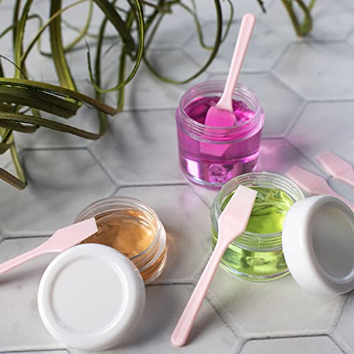 Kopperko 100 Pack 2.5 Inch Cosmetic Spatulas - Small Plastic Spatula for Cosm...