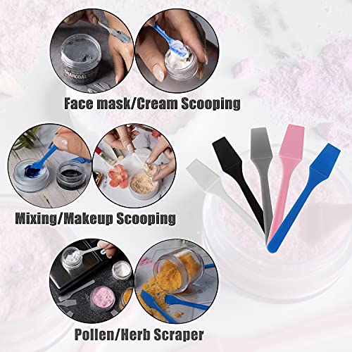 Kopperko 500 Pack 2.5 Inch Cosmetic Spatulas - Small Plastic Spatula for Cosm...