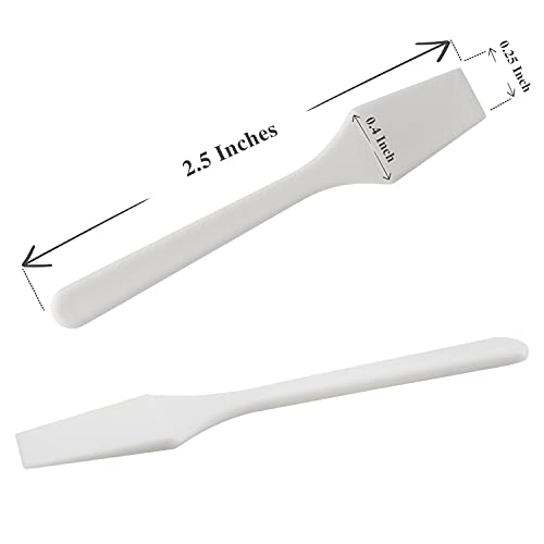 Kopperko 500 Pack 2.5 Inch Cosmetic Spatulas - Small Plastic Spatula for Cosm...