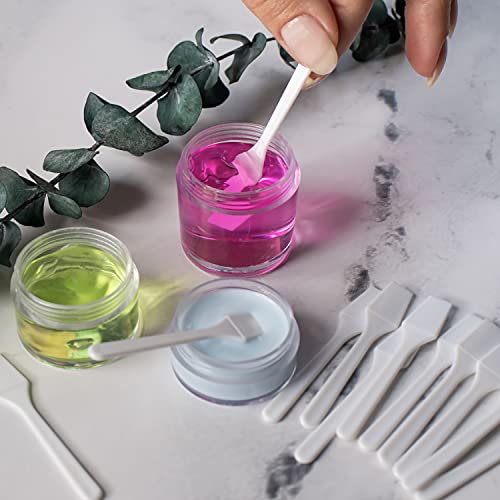 Kopperko 500 Pack 2.5 Inch Cosmetic Spatulas - Small Plastic Spatula for Cosm...