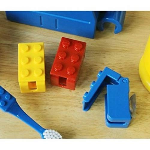 3pcs Brick Design Toothbrush Case Cover Holder Set for Office, Travel, Home f...