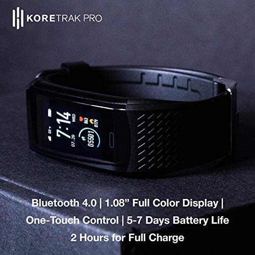 KoreHealth KoreTrak Pro Fitness Tracker - Activity & Fitness Trackers l Heart...