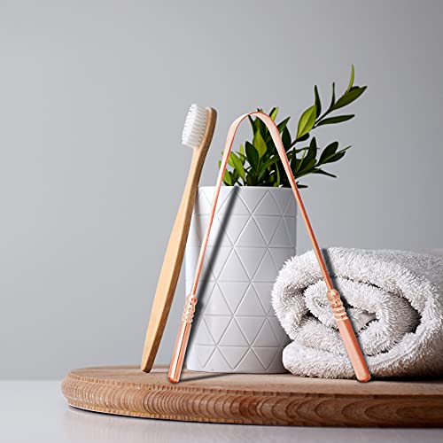 Kosha Ayurveda Copper Tongue Scraper Cleaner | Perfect Surgical Tongue Scrape...