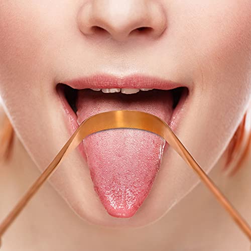 Kosha Ayurveda Copper Tongue Scraper Cleaner | Perfect Surgical Tongue Scrape...