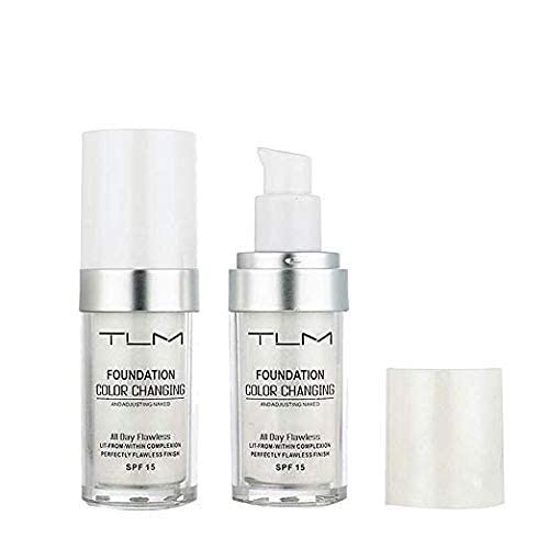 30ml TLM Color Changing Foundation Liquid Base Makeup Change To Your Skin Ton...