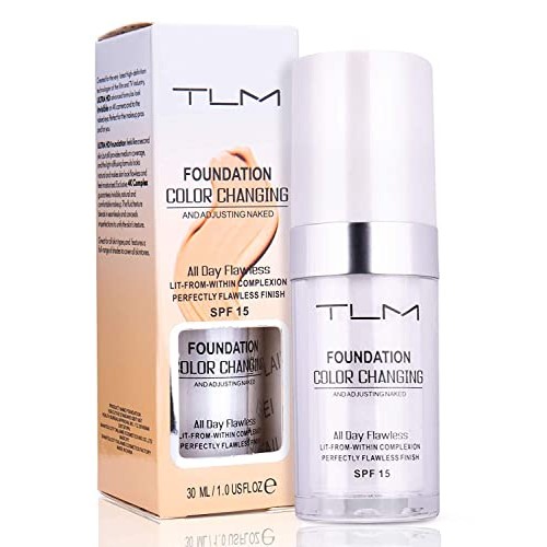 30ml TLM Color Changing Foundation Liquid Base Makeup Change To Your Skin Ton...