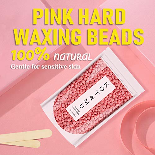 Wax Warmer Kit, KOTAMU Hair Removal Waxing Kit with 4 Hard Wax Beans Target f...