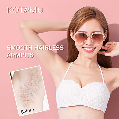 Wax Warmer Kit, KOTAMU Hair Removal Waxing Kit with 4 Hard Wax Beans Target f...