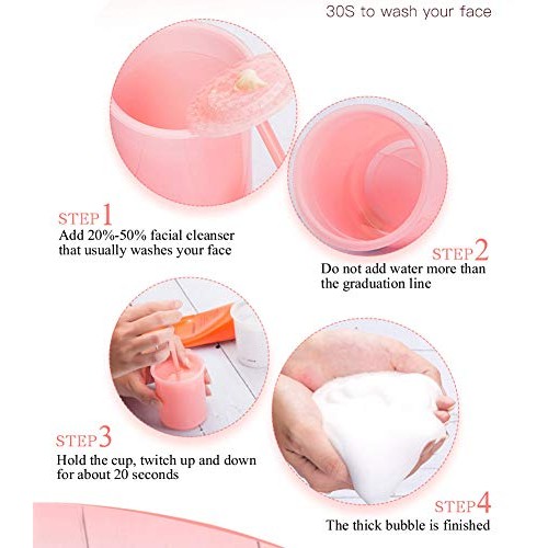 Face Foam Maker Rich Cream Foamer Skincare Tools Travel Household Convenient ...