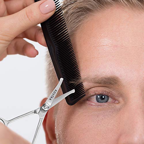 Kovira Precision Nose Hair Scissors with Adjustable Tension Screw - 10.16cm/4...