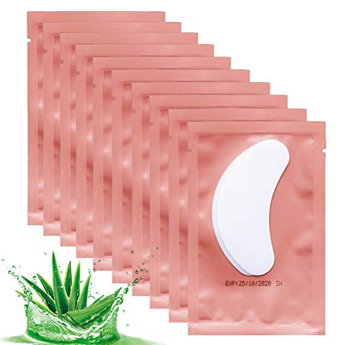 50 Pairs Set Under Eye Pads,Eyelash Extension Gel Patches, Lash Extension Lin...