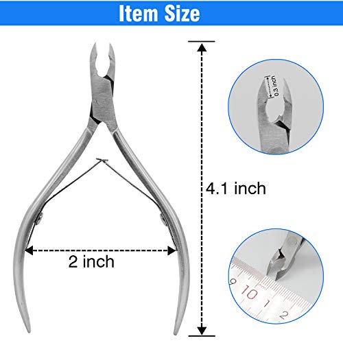 Cuticle Trimmer Cuticle Nippers,Professional Stainless Steel Cuticle Cutter C...