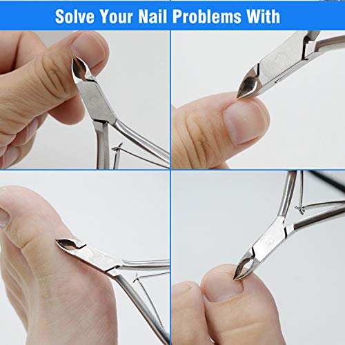 Cuticle Trimmer Cuticle Nippers,Professional Stainless Steel Cuticle Cutter C...