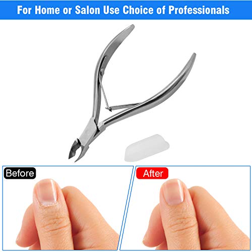 Cuticle Trimmer Cuticle Nippers,Professional Stainless Steel Cuticle Cutter C...