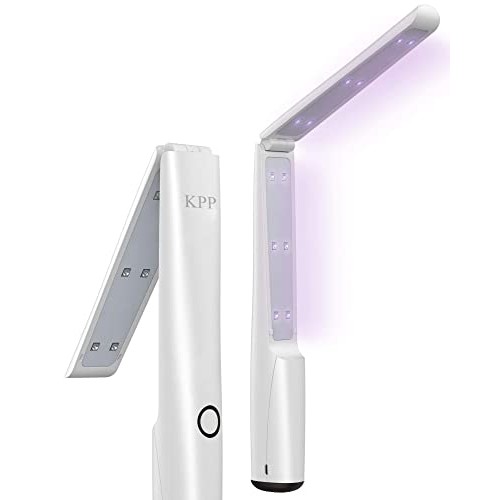 UV Light Sanitizer Wand, Portable UVC Light Disinfector UV Wand for Smartphon...