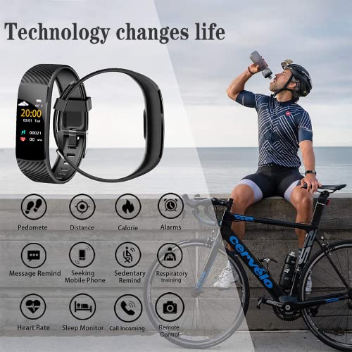 Fitness Tracker - Activity Tracker Watch with Heart Rate Blood Pressure Sleep...