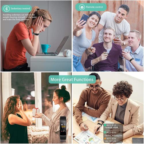 Fitness Tracker - Activity Tracker Watch with Heart Rate Blood Pressure Sleep...