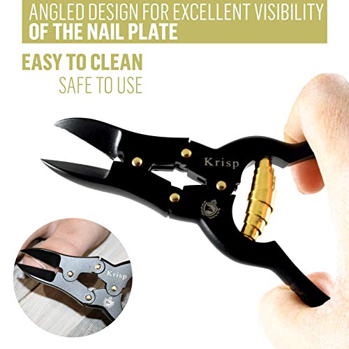 Toenail Clippers for Thick Ingrown Toenails - Heavy Duty Upgraded Medical Gra...