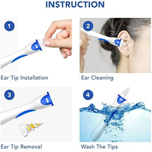 KRONA Ear Wax Remover Tool - Spiral Ear Wax Removal Kit - The Safe, Effective...