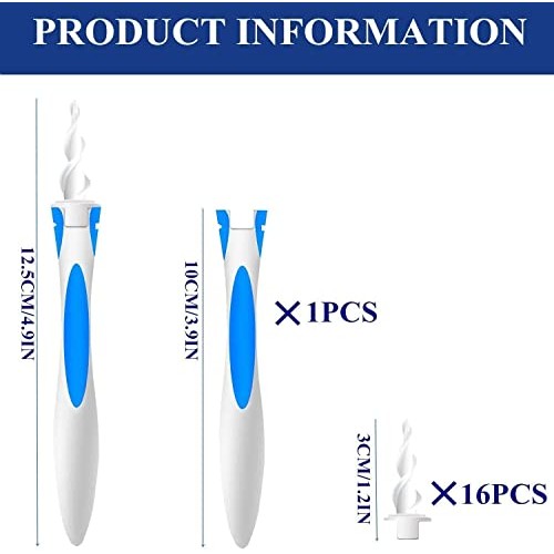 KRONA Ear Wax Remover Tool - Spiral Ear Wax Removal Kit - The Safe, Effective...