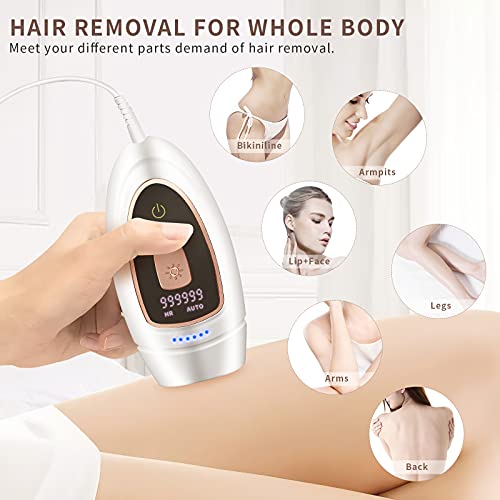 IPL Hair Removal, Laser Hair Removal for Women Permanent Hair Removal Device ...