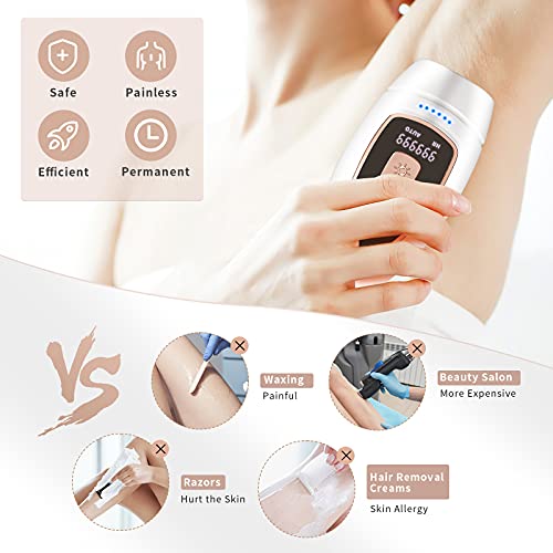 IPL Hair Removal, Laser Hair Removal for Women Permanent Hair Removal Device ...