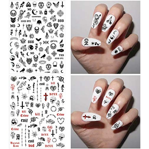 Snake Nail Art Stickers Decals Nail Art Supplies 3D Self Adhesive Nail Sticke...