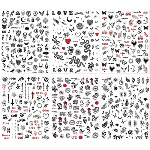 Snake Nail Art Stickers Decals Nail Art Supplies 3D Self Adhesive Nail Sticke...