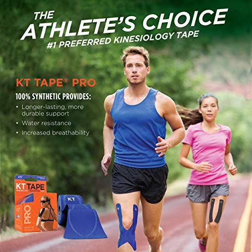 KT Tape Kt Tape Pro, Precut 10" Strip(20 Each), Blaze Orange (KTPRO-PreCut-Bl...
