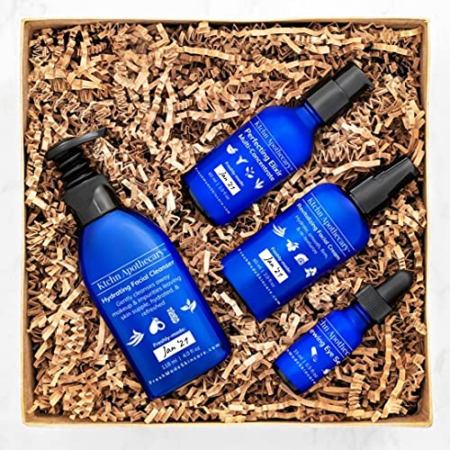 Ktchn Apothecary Fresh-Made Skincare, Natural Anti-Aging 4-Piece Facial Care ...