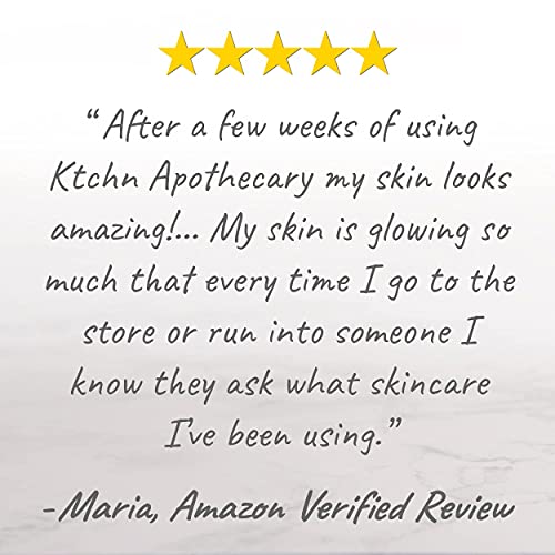 Ktchn Apothecary Fresh-Made Skincare, Natural Anti-Aging 4-Piece Facial Care ...