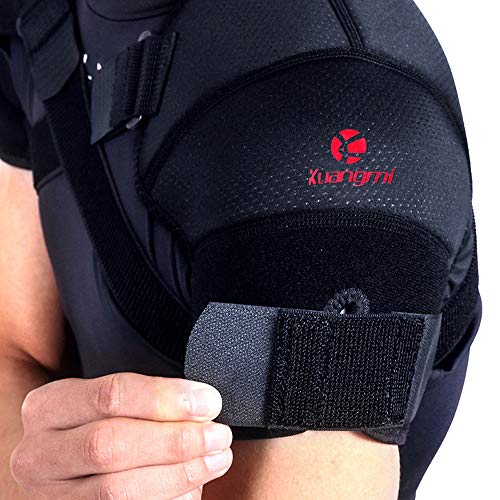 Kuangmi Double Shoulder Support Brace Strap Wrap Neoprene Protector (XX-Large)