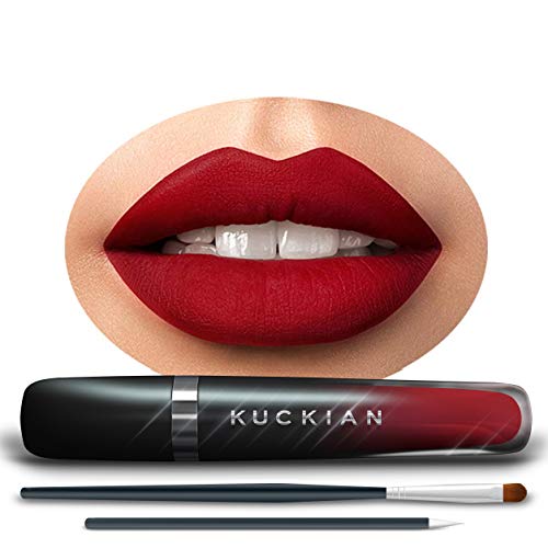 DINNER AT 8, by Kuckian - Sexy Red Lipstick - LONG LASTING - Liquid Velvet Su...