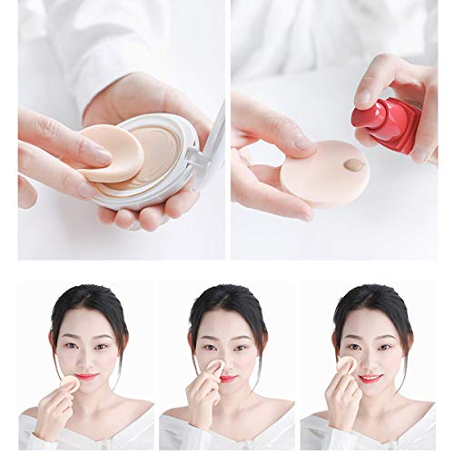 25 Pcs Women's Round Soft Makeup Beauty Eye Face Foundation Blender Facial Sm...