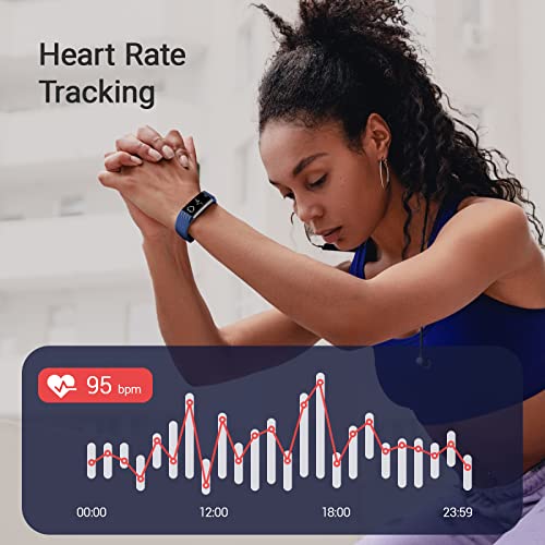 Kummel Fitness Tracker with Heart Rate Monitor, Waterproof Activity Tracker w...