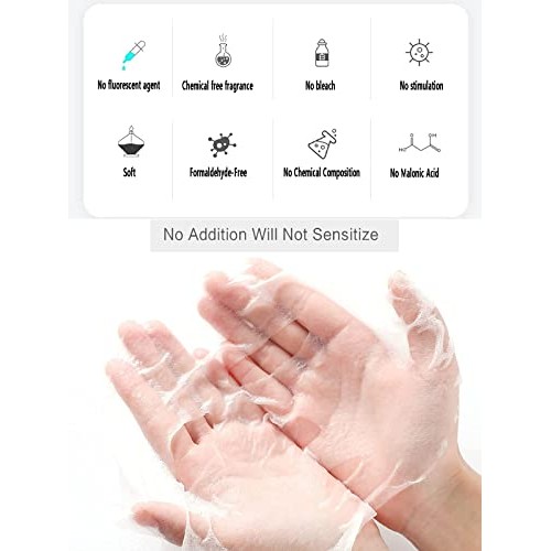 100 Pieces Compressed Facial Mask Natural Disposable Facial Mask DIY Skin Car...