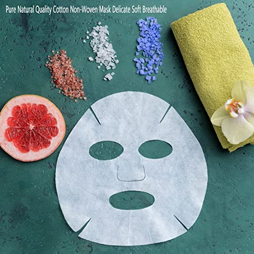 100 Pieces Compressed Facial Mask Natural Disposable Facial Mask DIY Skin Car...