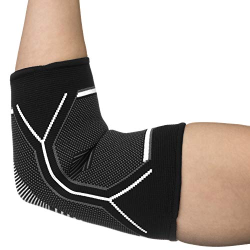 Kunto Fitness Elbow Brace Compression Support Sleeve for Tendonitis, Tennis E...