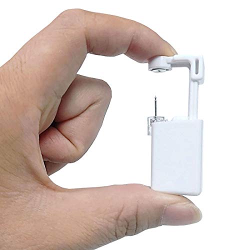 2 Pack Self Ear Piercing Gun Earrings Kit Tool Stud Safety Portable Nose Pier...