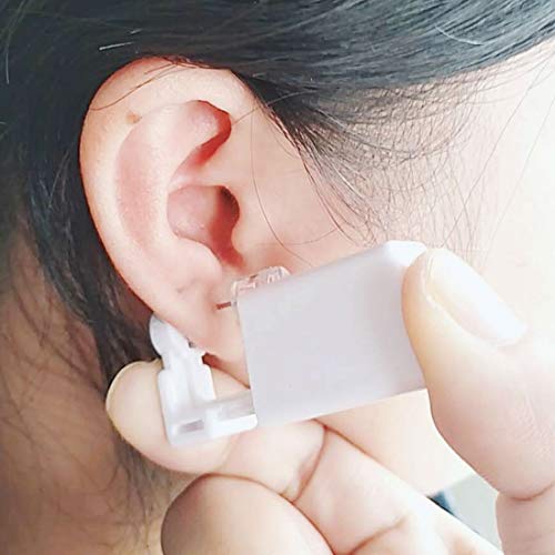 2 Pack Self Ear Piercing Gun Earrings Kit Tool Stud Safety Portable Nose Pier...