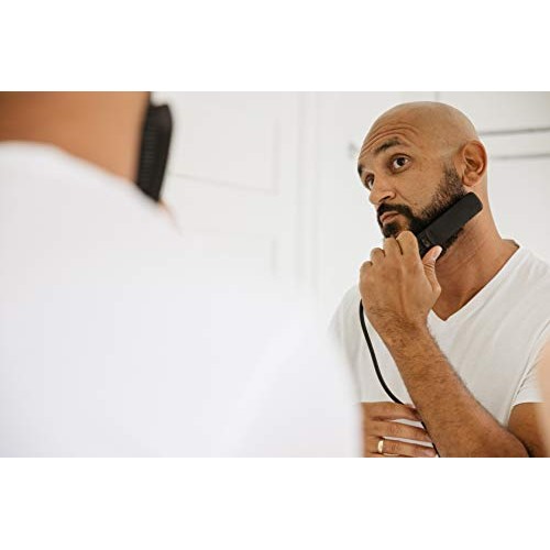 KUSCHELBÄR PRO Heated Beard Straightener Brush from MASC by Jeff Chastain - A...