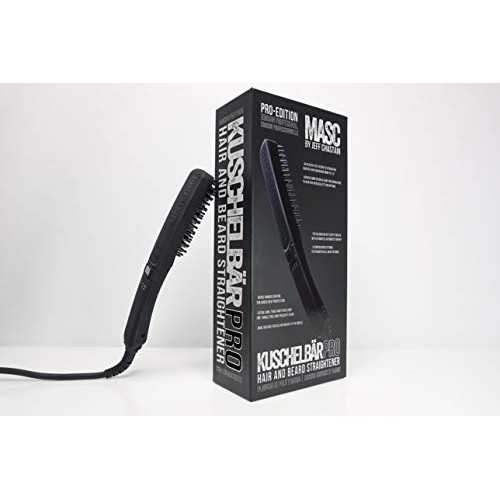 KUSCHELBÄR PRO Heated Beard Straightener Brush from MASC by Jeff Chastain - A...