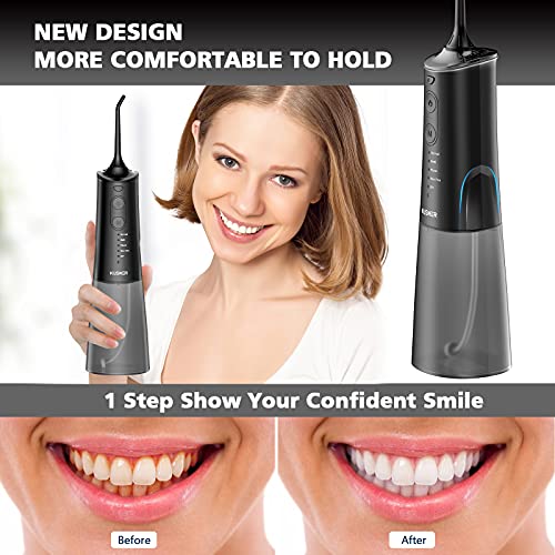 Cordless Water Dental Flosser for Teeth - KUSKER Portable Oral Irrigator with...