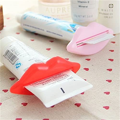 Kuuans 2Pcs Squeeze Rolling Tube Lip Style Bathroom Toothpaste Extruder Tooth...