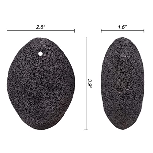 KuuCare Pumice Stone for Feet, Natural Earth Lava Pumice Stone - Foot File Ca...