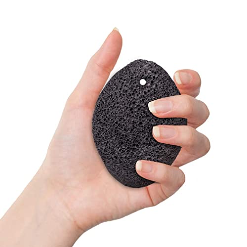 KuuCare Pumice Stone for Feet, Natural Earth Lava Pumice Stone - Foot File Ca...